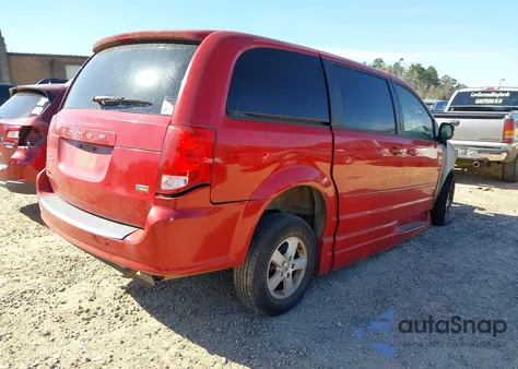 2013 Dodge Grand Caravan Sxt from USA, damaged, VIN 2C4RDGCG7DR524464